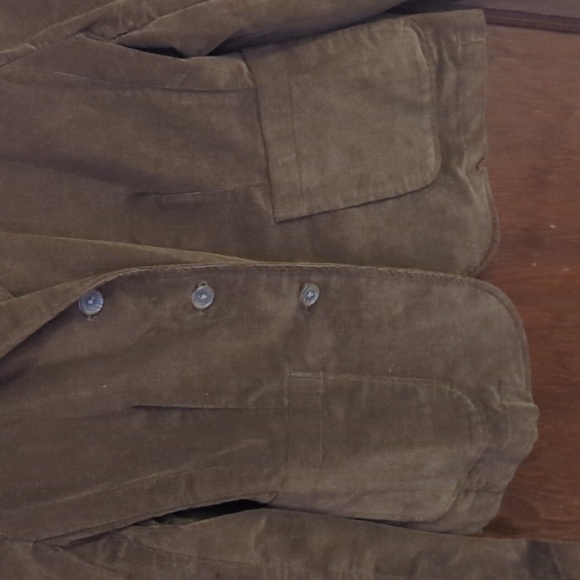 Lands' End Brown Corduroy Blazer Size 16 Petite - Picture 3 of 8